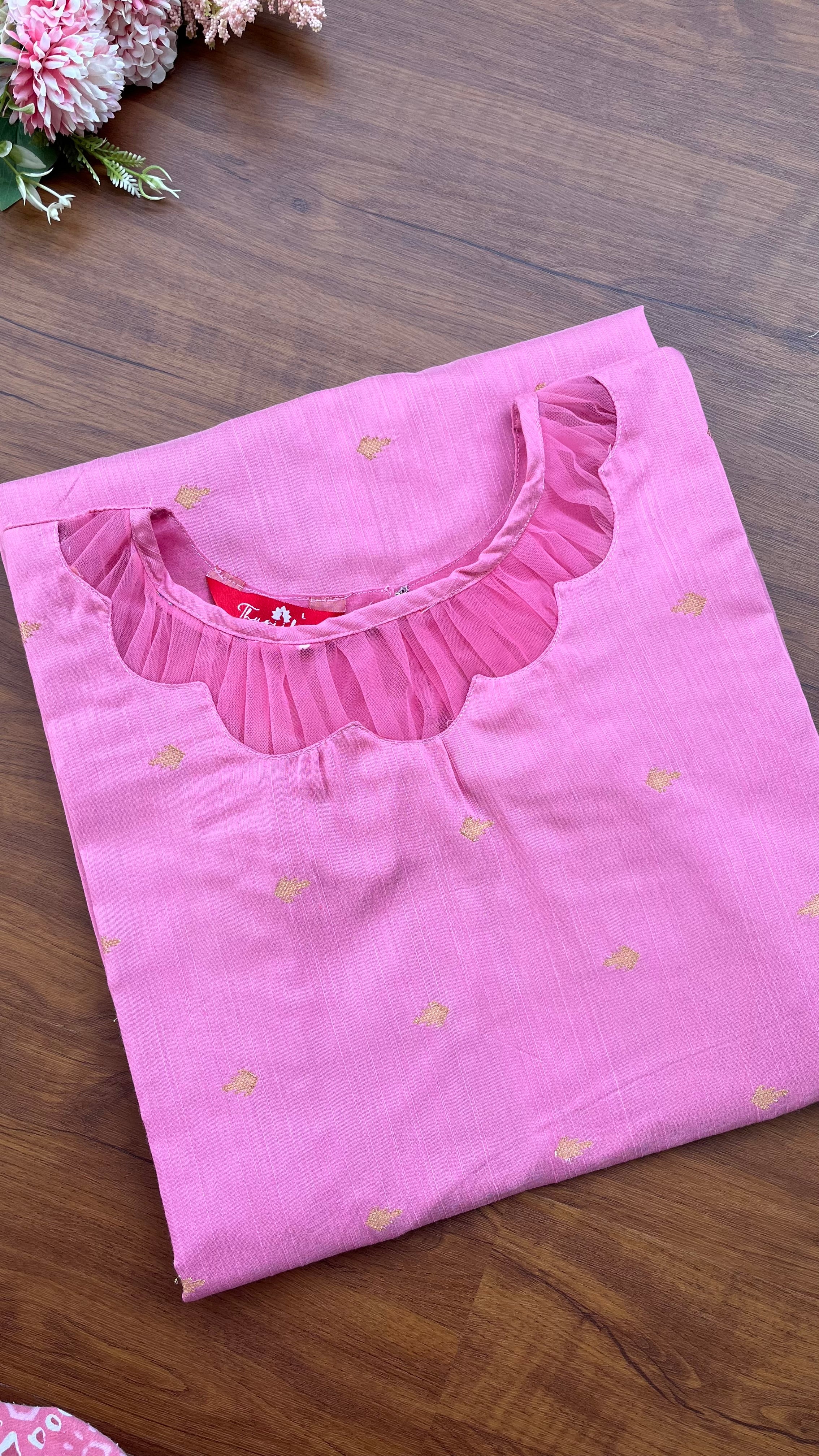 T108 Candy Crush Silk Kurta Set - Image 3