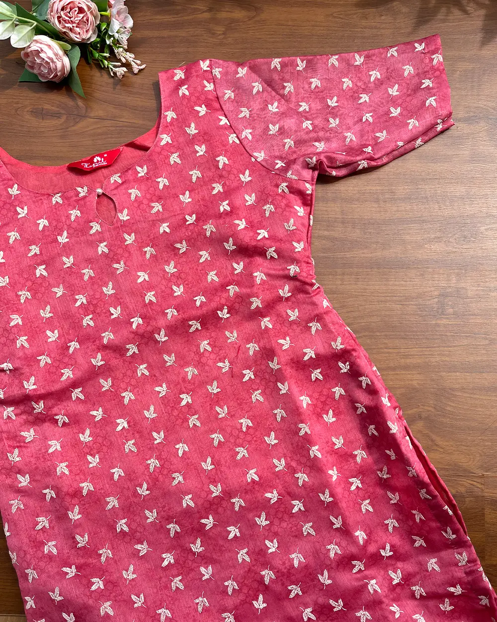 T210 Petal Pink Kurta - Image 2