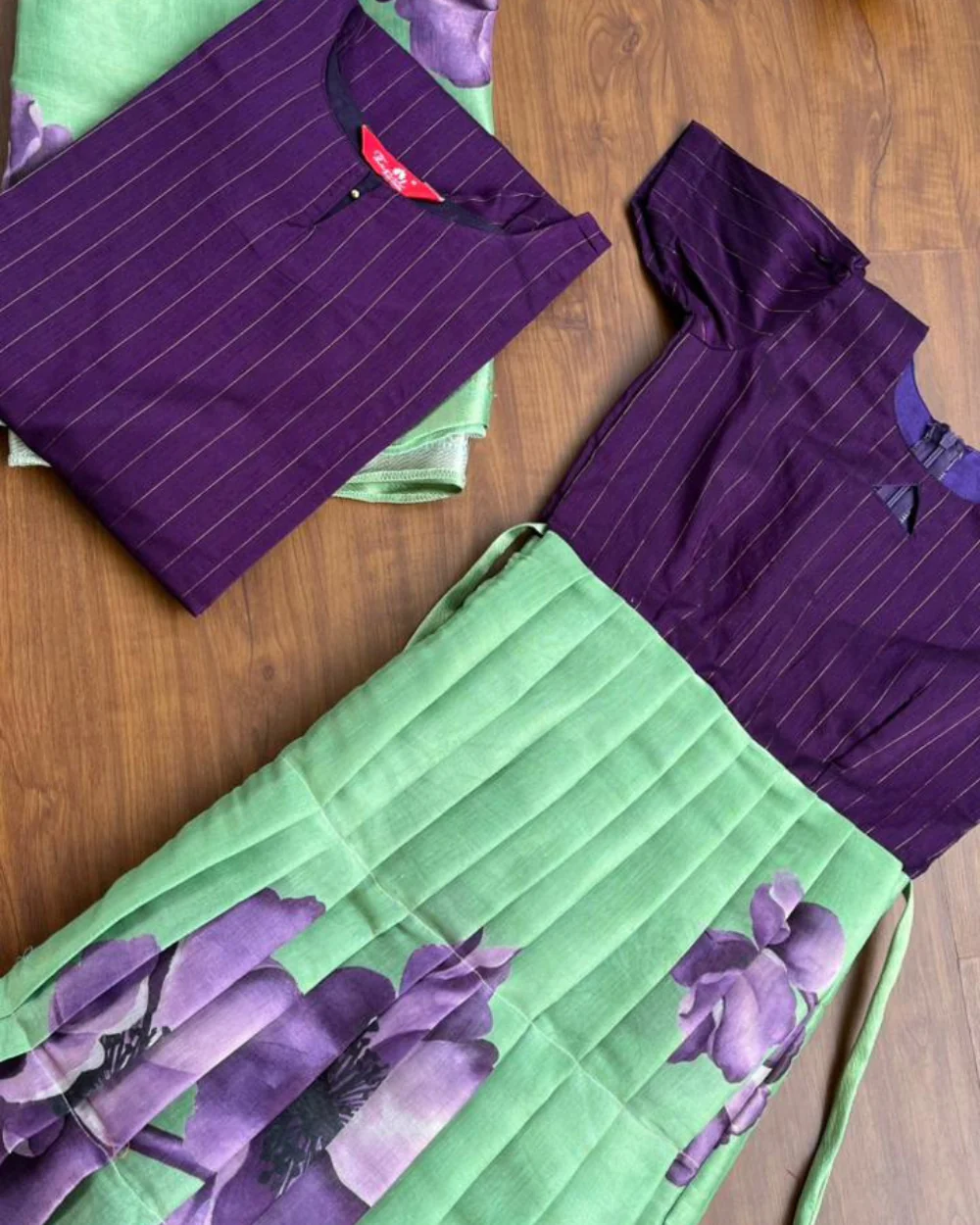 Mini01 Royal Vines Frock - Image 2