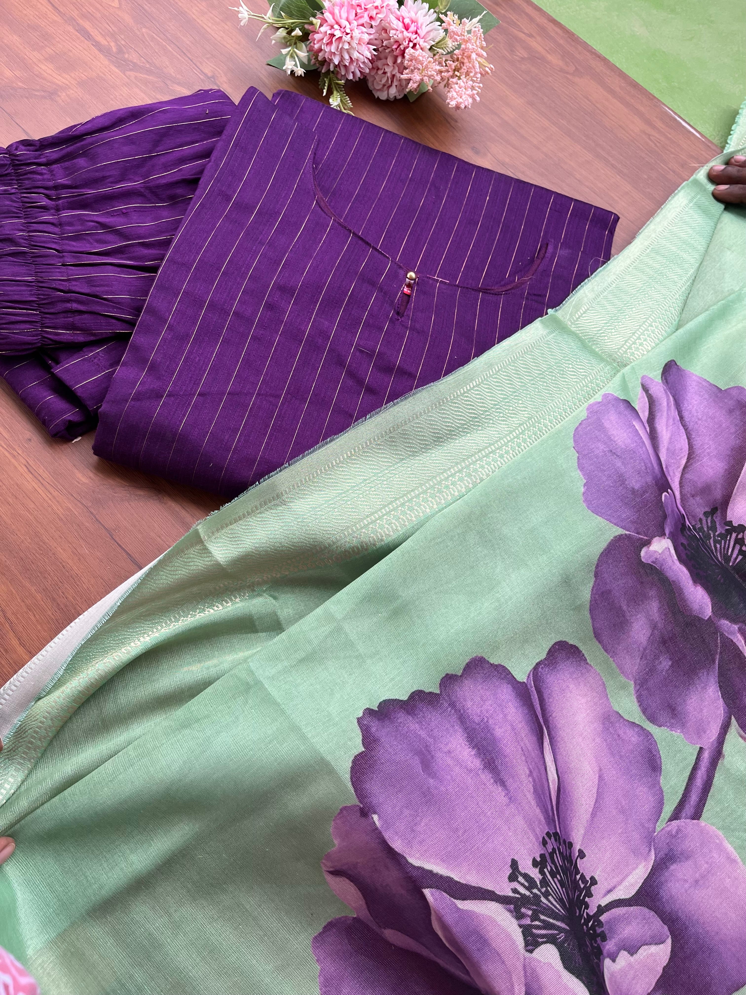 T107 Luxe - Royal Vines Kurta Set - Image 2