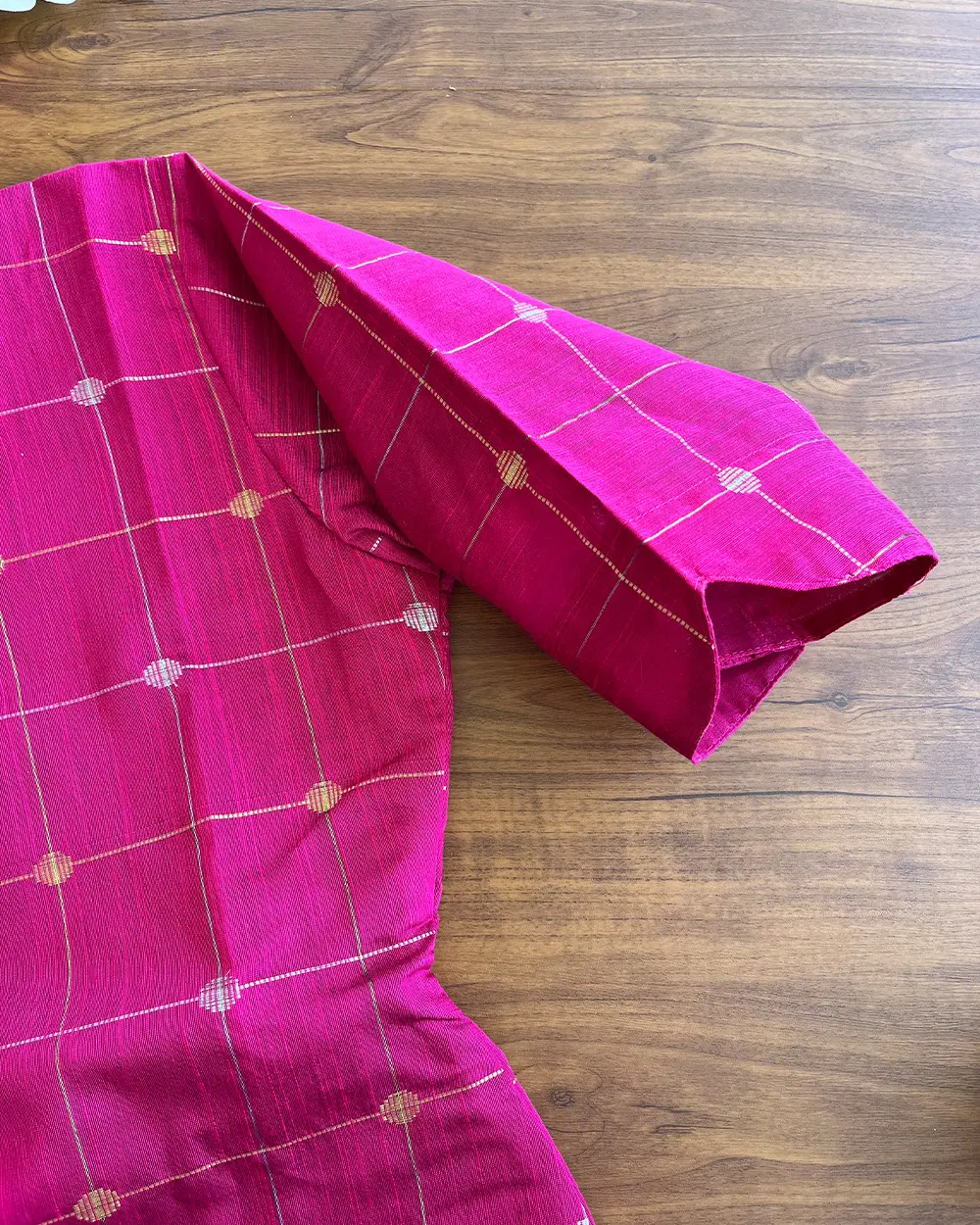 T127 Pink Mix n Match Kurta set (Top-Dupatta) - Image 4