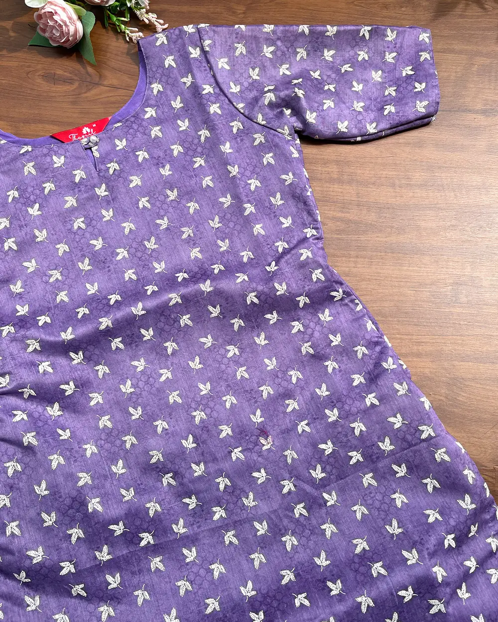 T209 Lilac Aura Kurta - Image 2