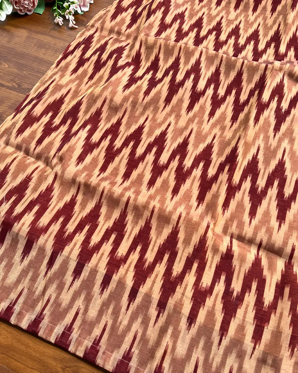 T215 Maroon Chanderi Kurta - Image 3