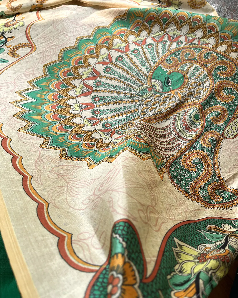 T221 Mayura Emerald Kurta Set (Pre order 15-20 days) - Image 4