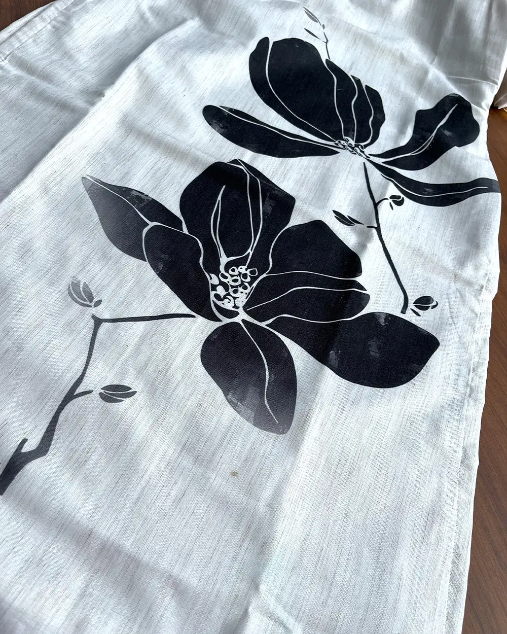 T245 Off-white Cotton Kurta - Image 3