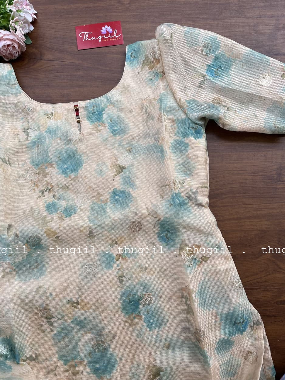 T256 Serein Silk Kurta - Image 2