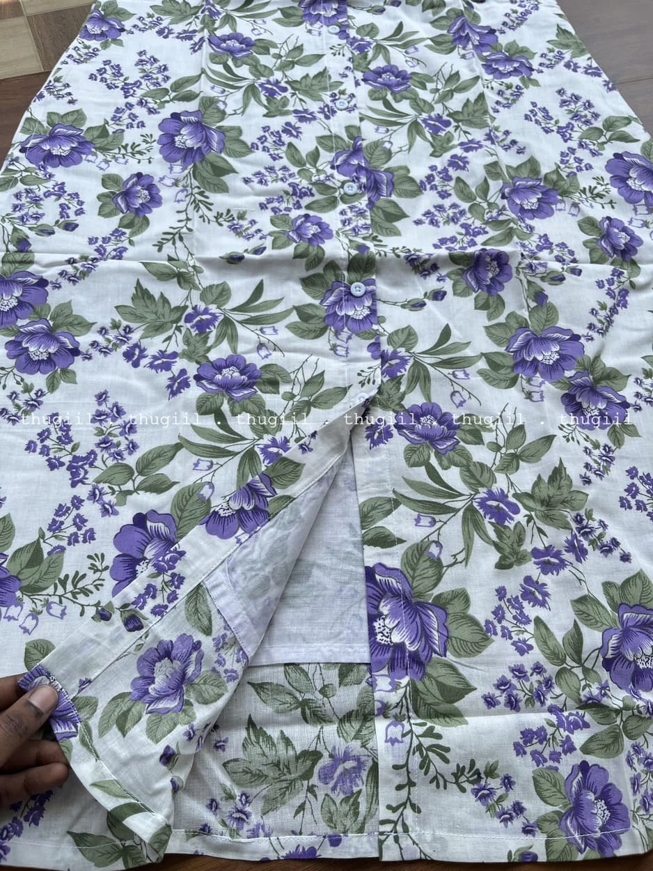 T276 Ready To Dispatch - Lilac Garden  Co-Ord - Image 3
