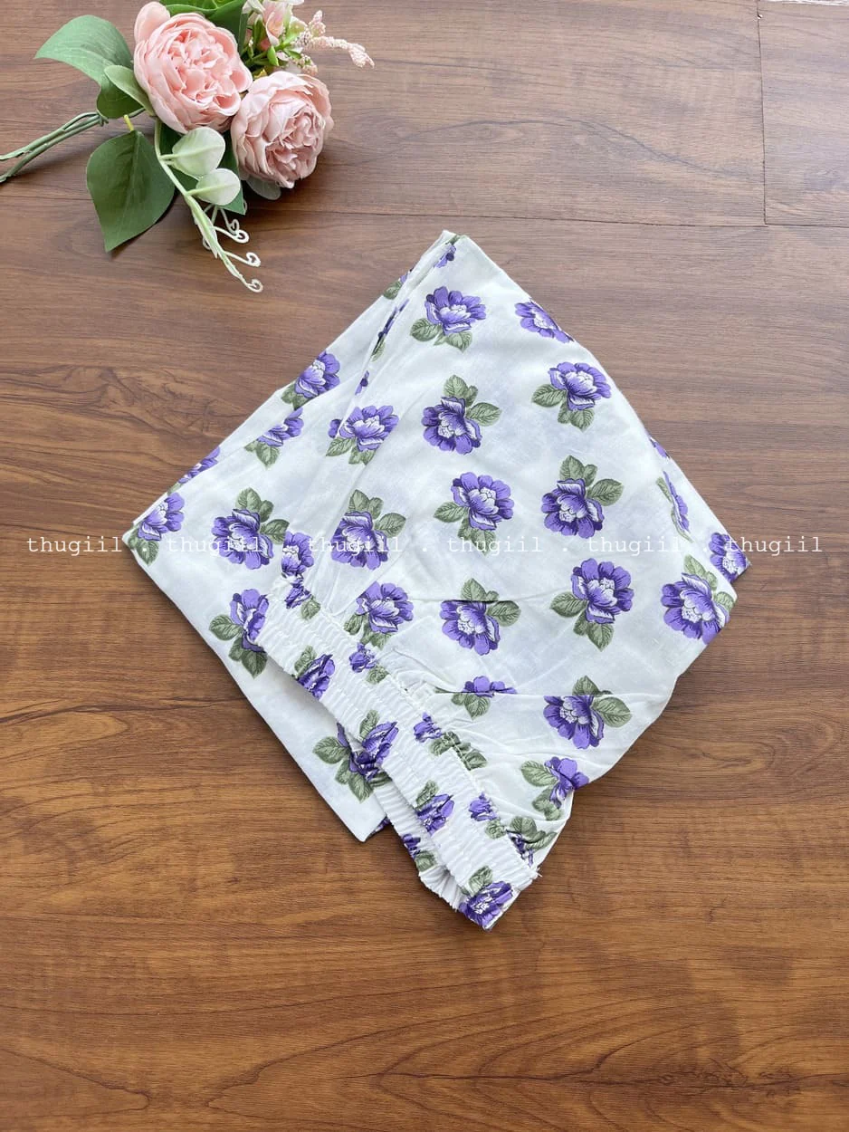 T276 Ready To Dispatch - Lilac Garden  Co-Ord - Image 4