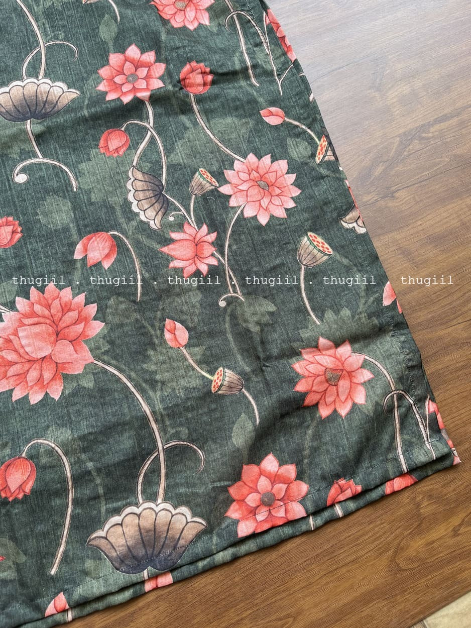 T296 Garden Pichwai Kurta - Image 3