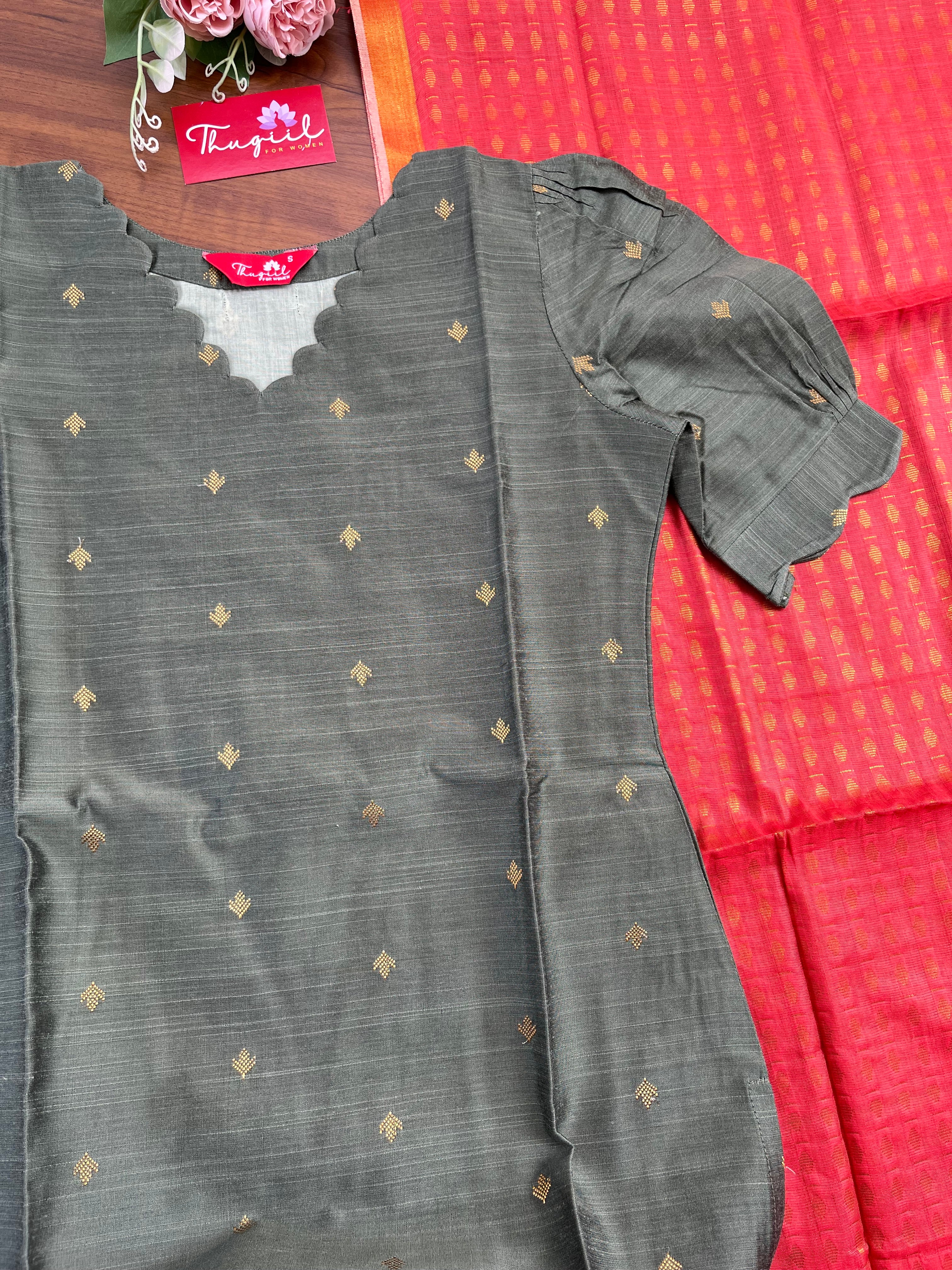 T299 Emerald Dusk Kurta Set - Image 2