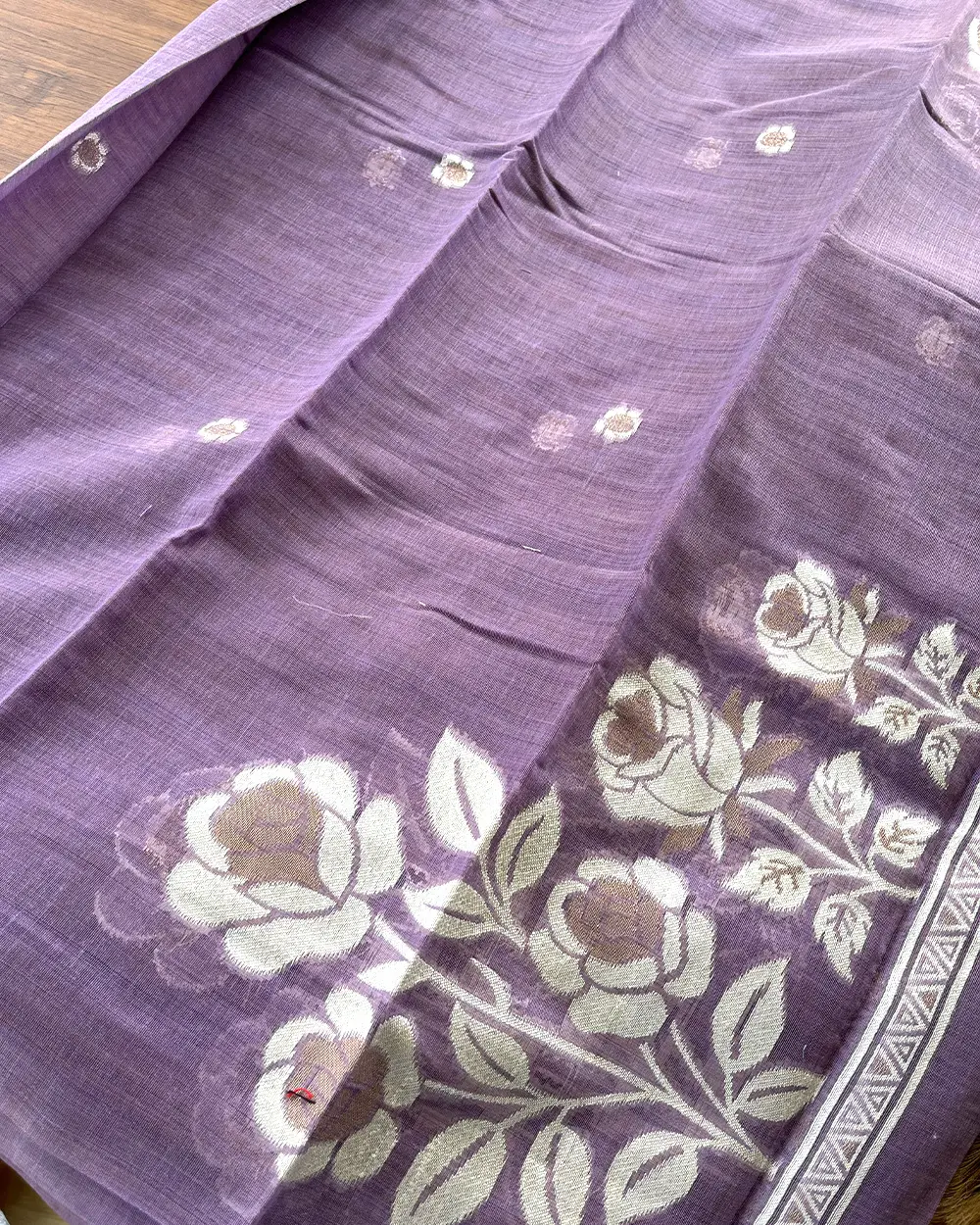 T110 Cotton Silk Unstitched Suit - Image 5